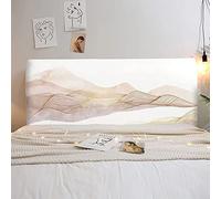 180cm Copri Testiera Letto Matrimoniale Singola,Copritestiera Letto Una Piazza E Mezza Cotone Elasticizzata Fantasia,universale Copertura Per Testiera Per Letto Lavabile ( Color : B , Size : 200cm )