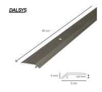 180cm x 30mm Profilo di transizione incl. materiale di fissaggio, in alluminio