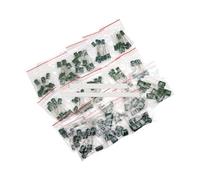 180pcs=18value*10pcs Polyester film capacitor Assorted Kit contains 2A104J 2A332J 2A472J 2A103J 2A333J 2A473J 2A563J 2A223J AUOQKQUT