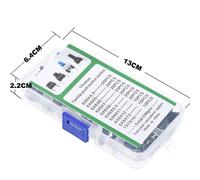 180Pcs 4Pin Tattile Pulsante Interruttori Diretto Inserimento Luce Touch