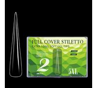 180pcs 5xl Lunghezza Extra Elimina Estensioni Unghie Falsi Per Manicure Francese Con Chiodi Acrilici A Livello Naturale.