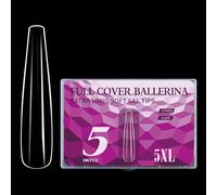 180pcs 5xl Lunghezza Extra Elimina Estensioni Unghie Falsi Per Manicure Francese Con Chiodi Acrilici A Livello Naturale.