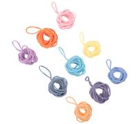 180pcs Elastic Potholder Loom Loops Weaving Loom Loops Kids Weaving Loom Loops