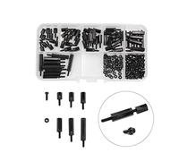 180pcs M2 Kit Standoff in nylon Maschio a femmina lunghezza 6-20m dark Nylon distanziatore