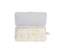 180pcs M3 femmina maschio esagonale nylon Standoff colonna distanziatore compatibile con PCB. Set di viti spaziatura in plastica fissa della scheda madre(White)