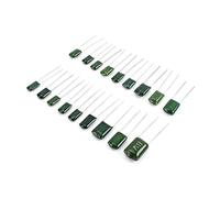 180pcs Polyester Film Capacitors Kit 2A104J-2A224J 18 Values*10pcs capacitor kit 2A471J 2A102J 2A152J AUOQKQUT