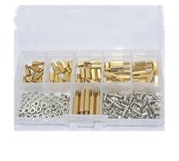180Pcs/set M3*L+6mm Hex Nut Spacing Screw Brass Threaded Pillar PCB Motherboard Standoff Spacer Kit