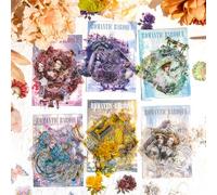 180Pz Adesivi Scrapbooking Kit Vintage Adesivi Fiori Palazzo Vintage Scrapbook Stickers Accessori Decorativi Bullet Journal Laptop Biglietto d’auguri Fai da Te