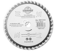 180x20 mm lama circolare sottile per legno completamente temprata e tensionata, resistente e durevole, con 40 denti TCT inclinati e tagli laser per la riduzione del rumore