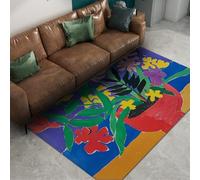 180x240cm Tappeti di grandi dimensioni lavabili in lavatrice per il soggiorno stampe di nature morte morbido tappeto antiscivolo per interni per l'arredamento della sala da pranzo dell'ingresso