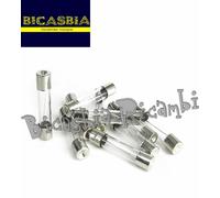 18162 - SERIE KIT 10 FUSIBILI IN VETRO 6X30 15A