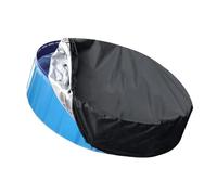 182 CM Piscina Foglia Net Copertura Inverno Piscina Copertura Rotonda Nera Nuoto Foglia Net Per Terra Inverno Sunproof Outdoor Bath Cover