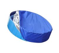 182 CM Piscina Foglia Net Copertura Inverno Piscina Copertura Rotonda Nera Nuoto Foglia Net Per Terra Inverno Sunproof Outdoor Bath Cover