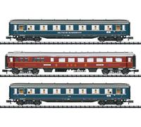 N KIT 3 PZ VAGONE PASSEGGERI F-ZUGO F41 SENATORE DELLA DB MINITRIX 18259 CLASSE