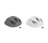 Delock set di fermacavi (triplo) da 6 pezzi NEW