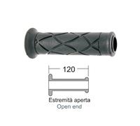 Domino manico in gomma scooter destra d.22 mm. l.120 mm chiusi SZ 3393.82.40.04