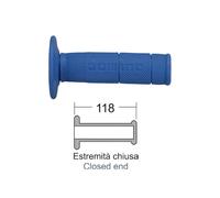 MANOPOLE DOMINO MOTO CROSS ENDURO Blu MOTARD PIT BIKE OFF ROAD UNIVERSALI
