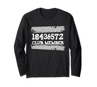 18436572 Club Member V8 Big Block Engine Car Amante Maglia a Manica