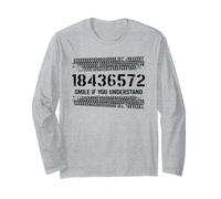 18436572 Sorridi se capisci 18436572 Ordine di sparo V8 Maglia a Manica