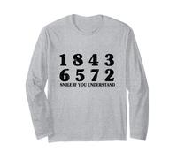 18436572 Sorridi se capisci 18436572 Ordine di sparo V8 Maglia a Manica
