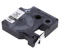 18443 cinturino 9 mm 5,5 m bianco colore del disegno: nero DYMO