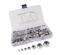 185 pezzi di dado per viti in acciaio inossidabile set di viti a testa di nylon