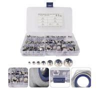 185 pezzi di dado per viti in acciaio inossidabile set di viti a testa di nylon