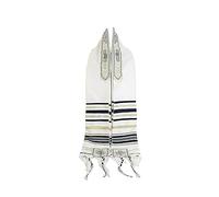 185 x 54 cm Tallit Scialle da preghiera nome del Signore Spelled on 4 angoli The Messia Tallit Messianic Scialle, Nero , 72.8 *21.2 iches