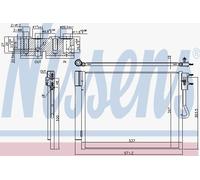 1850355 13361820 39032301 Radiatore Clima Opel Meriva B 1.6 CDTi dal 2010