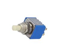 18545CD Interruttore: Pressione Pos: 2 DPDT ON-(ON) Bel: Mancanza Ø6,5 mm APEM
