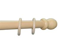 18598 Q.TA' 1 BASTONE LEGNO A TIRO D 35 NATURALE 180CM S/SUPP.