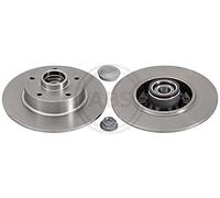 ABS All Brake Systems Disco freno posteriore 18603C Ø260 mm con sensore ABS per Renault Megane IV
