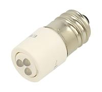 1863635W3D Spia di controllo: LED E14 bianco plastica 24VAC 24VDC CML INNOVATIVA