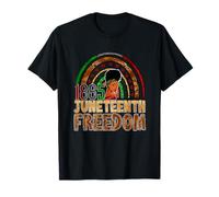 1865 Juneteenth Freedom Orgoglio afroamericano Maglietta