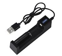 18650 Adattatore batteria USB Adattatore LED a batteria rapida Smart Fast con indicatore di alimentazione, ricarica USB al litio