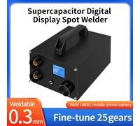 18650 Batteria Spot Saldatore Super Farad Condensatore Accumulo di energia Impulso 0.3mm Saldatore Mini Attrezzatura portatile per saldatura a punti