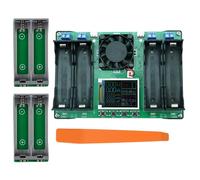 18650 Tester Capacità Batteria 4 Canali Ventola Attiva Raffreddamento Protezioni Surriscaldamento Progettazione Alloggiamento Strumento di prova della batteria