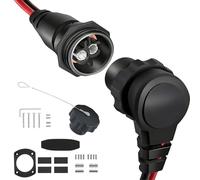 1865120 MKR-28 Connettore e presa per traina motore Minn Kota per batteria marina dolce e salata, accessorio maschio femmina per traina motore impermeabile a connessione rapida