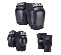 187 Killer Pads Adulto Six Pacco Ginocchio Mano & Protezione Gomito L/XL Nero