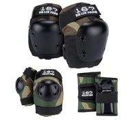 187 Killer Six Pack Junior skateboard Pads, Camo