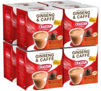 1870, 80 Capsule, 8 Box Da 10 Capsule Di Bevanda Ginseng E Caffè, Capsule Compat
