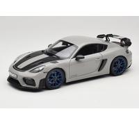 Porsche Cayman GT4 RS Weissach Package 2023 Kreide Grigio Modellino 1:18 Norev