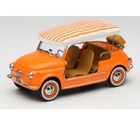 Fiat 500 Jolly 1965 Arancione Modellino 1:18 Norev