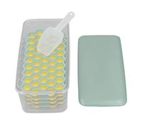 188 Grid Ice Cube Tray with Lid & Scoop | 3.3L Large Capacity Storage Container | Easy Press to Unmold for Home/Kitchen/Party | Food Safe PP Material