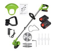 18800 RPM Elettrico Rasaerba Cordless Erba Tagliasiepi Regolabile Portatile Palmare Falciatrice Attrezzi da Giardino A Casa(2 Battery)