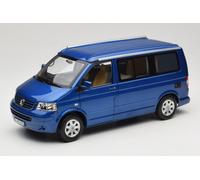 VW T5 Bus California 2003 Blu Metallico Modellino 1:18 Norev