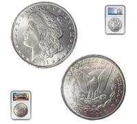 1891 - (W) 1 oz American Silver Eagle Coin MS-70 (First Strike - Gold Foil Label - Struck at West Point) $1 PCGS MS70 gifts for coin collectors