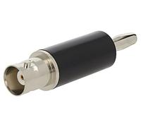 1894-POM1 Adattatore 60VDC max.50°C BNC femmina, 5mm spina a banana POMONA
