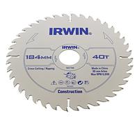 1897198 sega circolare Ø: 184 mm Øffn: 30 mm denti: 40 legno IRWIN