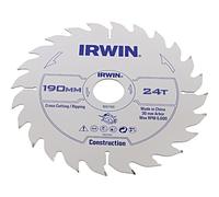 1897199 sega circolare Ø: 190 mm Øffn: 30 mm denti: 24 legno IRWIN